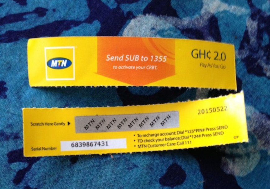 MTN Ghana to phase out scratch cards by June 2024