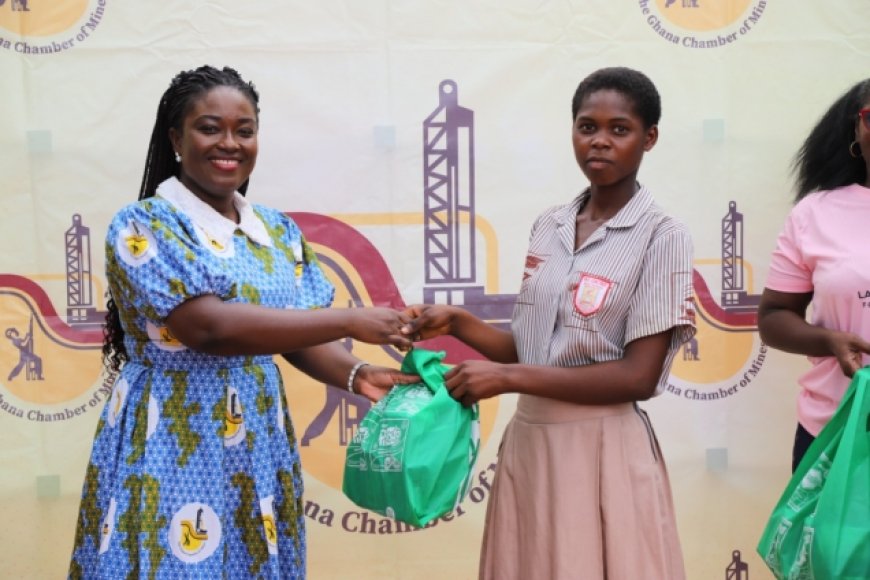 Chamber of Mines, Ladies Lead Foundation donate 5 months’ worth of sanitary pads to school girls