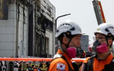 Catastrophic factory fire claims 22 lives in South Korea.