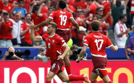 Switzerland dumps Italy out of Euro 2024.