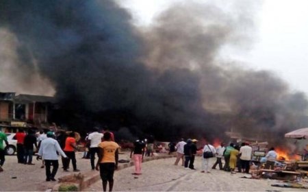 18 killed and dozens injured in Nigeria suicide attack.
