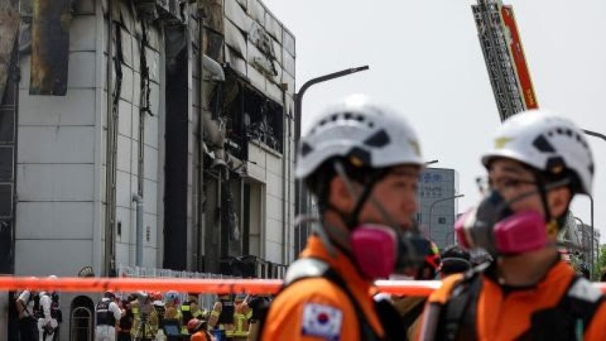 Catastrophic factory fire claims 22 lives in South Korea.