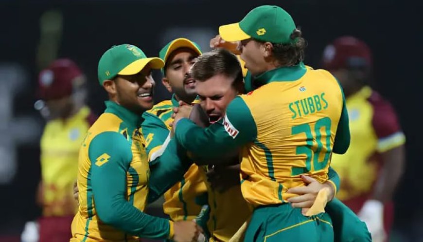 South Africa advances to T20 World Cup semi final.