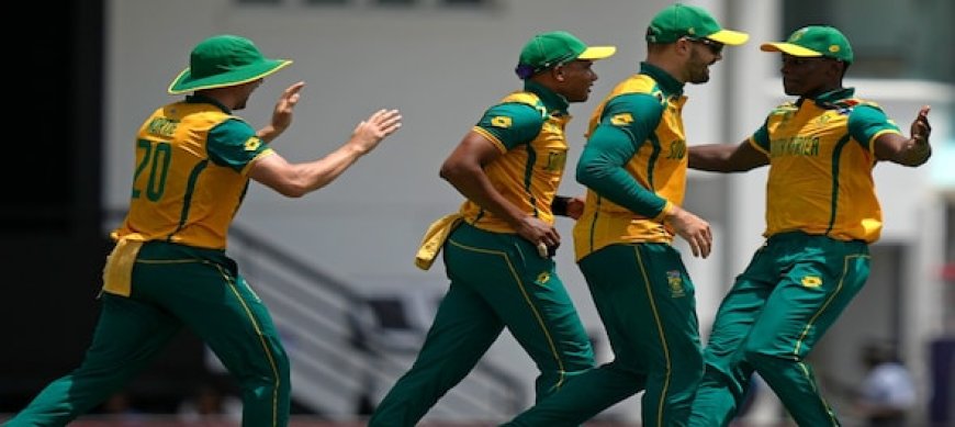 South Africa advances to T20 World Cup semi final.