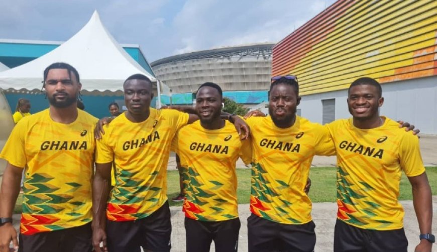 Ghana’s men’s 4×100 relay team wins gold at African Athletics Championship in Cameroon.