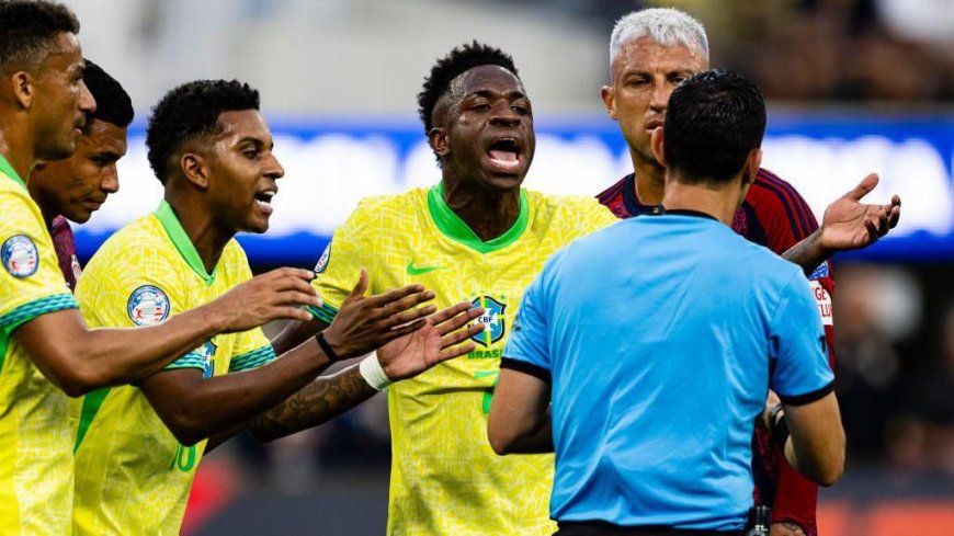 Brazil draw with Costa Rica in Copa America opener.