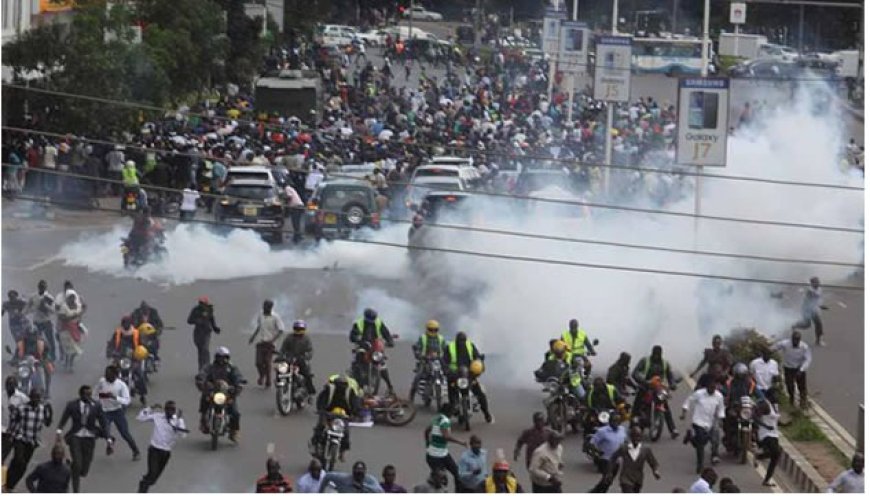 Thousands of protesters storm Kenya's Parliament in opposition to tax hikes.