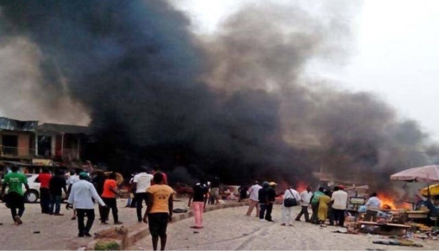 18 killed and dozens injured in Nigeria suicide attack.