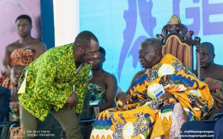 People say you’re arrogant, but that’s not how I raised you – Asantehene urges Napo to prove critics wrong