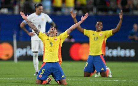 Copa America: Colombia outlasts Uruguay to reach final