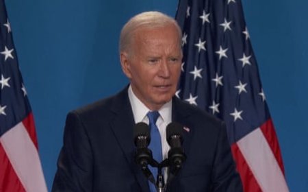 Biden calls Kamala Harris 'vice president Trump' at NATO press conference