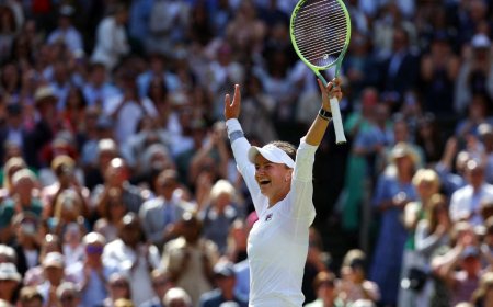 Barbora Krejčíková wins first Wimbledon title