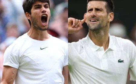 Wimbledon : 'History on the line' for Djokovic in Alcaraz final