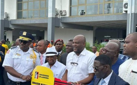Ibrahim Mahama donates 20 police vehicles, generators to Liberia Airport Authority