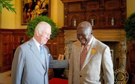 Asantehene’s first visit to King Charles III after his coronation