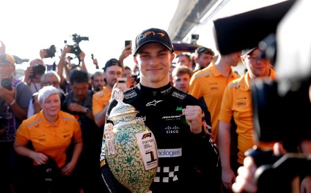 Oscar Piastri wins his first ever F1 Grand Prix in Hungary in tense race highlighted by McLaren team drama