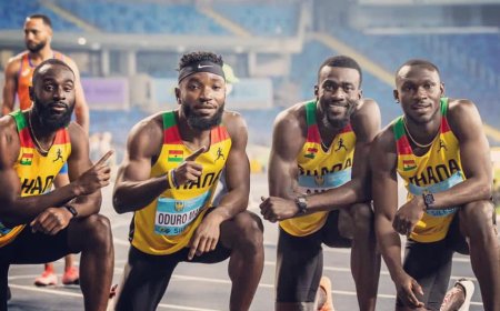 Paris Olympics: Ghana’s 4×100 relay to start competing in semis