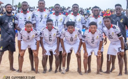 Beach Soccer : Ghana’s Black Sharks qualifies for AFCON after win over Cote d’Ivoire
