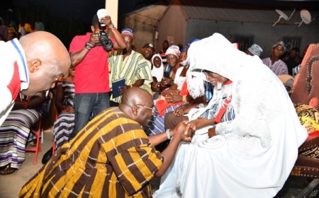 ‘I look forward to meeting you in 2025 as President of Ghana’ – Overlord of Builsa to Bawumia