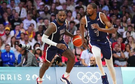 LeBron James and Kevin Durant power Team USA past Serbia, 110-84, in opening Olympic contest