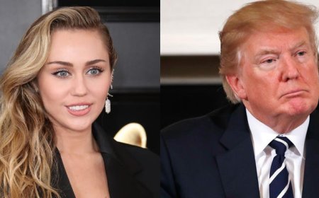 Trump Goes After Miley Cyrus After Praising Her Dad Onstage