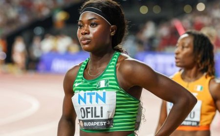 Ofili slams AFN over 100m event omission at Paris Olympics