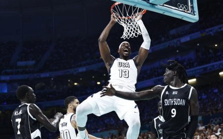 USA ease past South Sudan to make Olympic quarter-finals