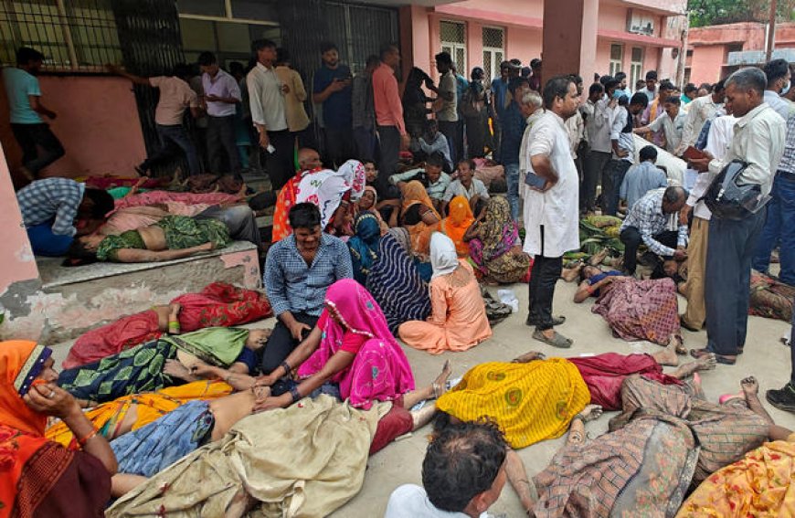 Stampede at religious event in India leaves more than 100 dead.