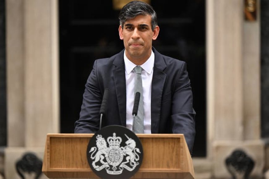 "I am sorry" :  Rishi Sunak apologises after election defeat