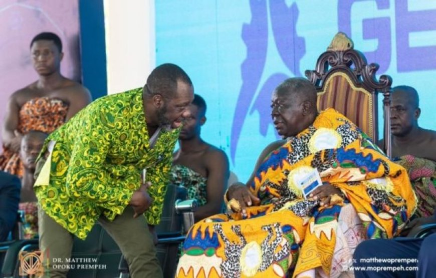 People say you’re arrogant, but that’s not how I raised you – Asantehene urges Napo to prove critics wrong