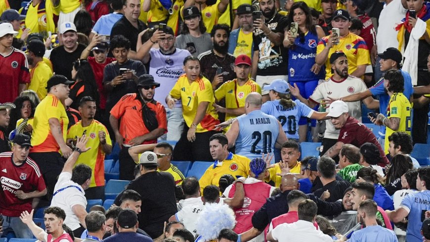 Copa America: Darwin Núñez and Uruguay players clash with fans after exit