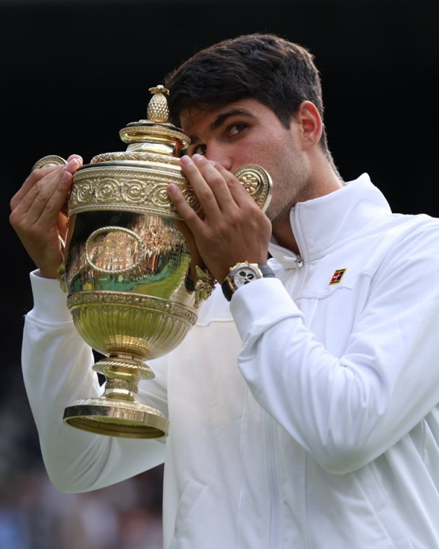 Alcaraz crushes Djokovic to win second straight Wimbledon title