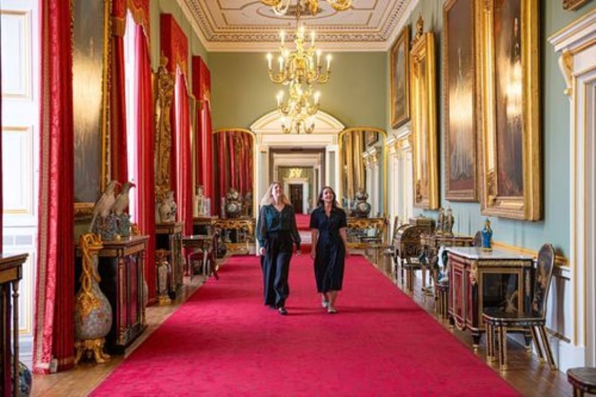 Buckingham Palace is opening up the room behind its famous balcony to the public for the first time