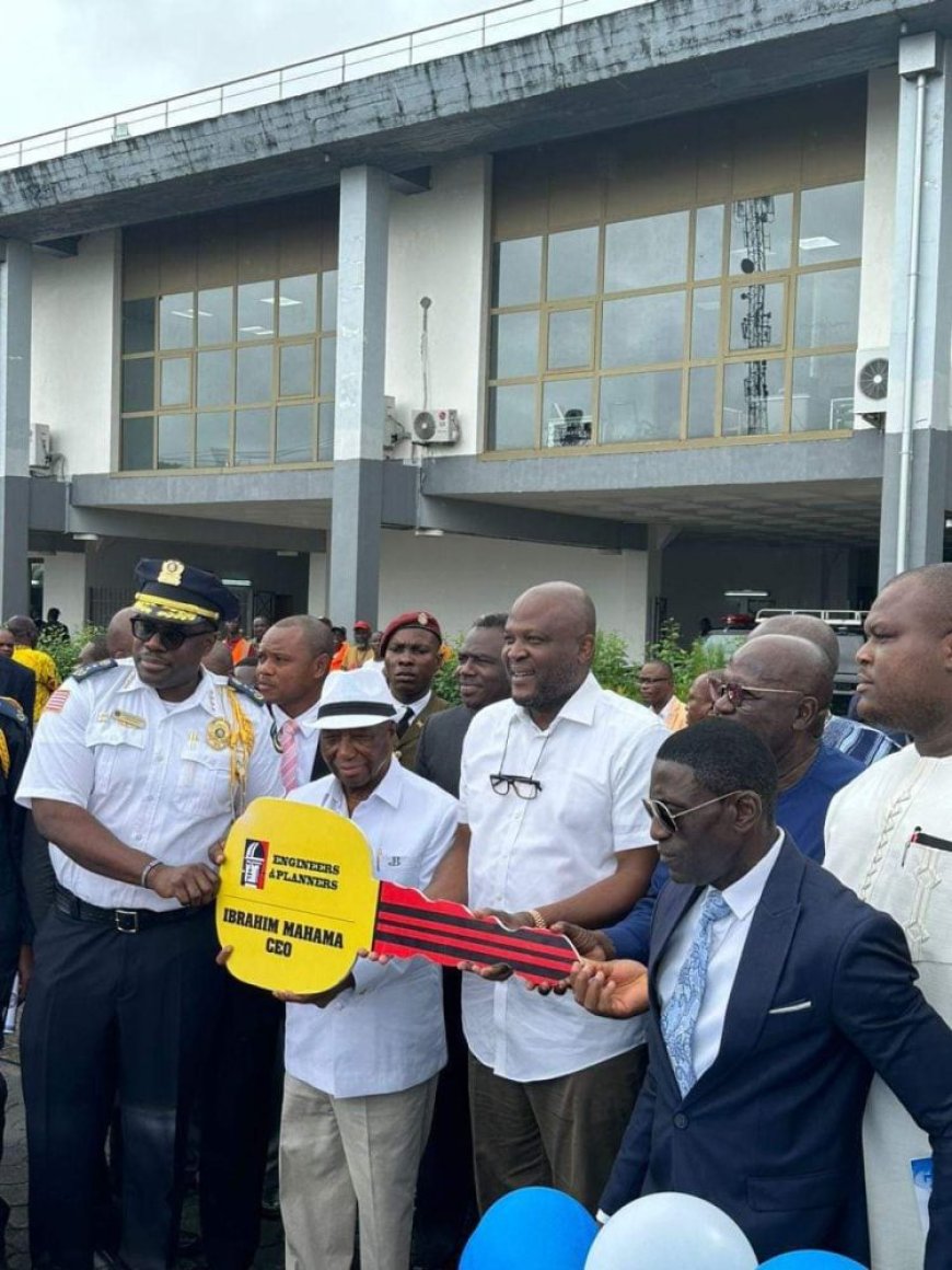 Ibrahim Mahama donates 20 police vehicles, generators to Liberia Airport Authority