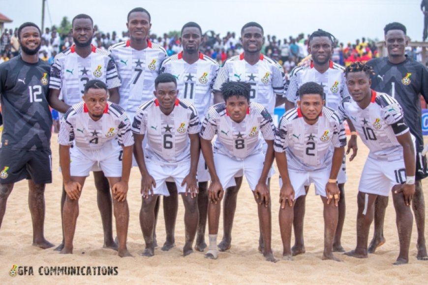 Beach Soccer : Ghana’s Black Sharks qualifies for AFCON after win over Cote d’Ivoire