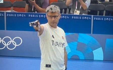 Turkey’s understated Olympic shooter Yusuf Dikeç bags silver medal and goes viral for ‘insane aura’