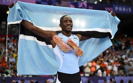 Paris Olympics: Tebogo wins stunning 200m