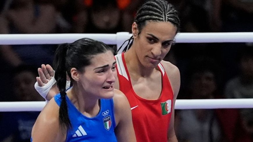 Boxer tearfully quits Olympic fight after punch by opponent who failed gender eligibility test