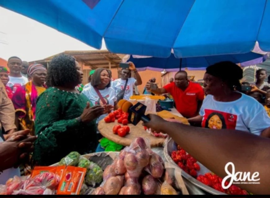 Times are hard, be patient with your husbands– Prof. Jane Opoku-Agyemang to traders