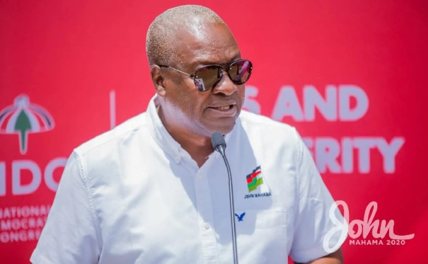 We'll trim Akufo-Addo's excessive budget to fund the 'no academic fee' policy- Mahama