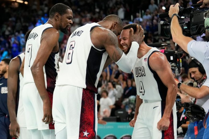 US men’s basketball team rallies to beat Serbia at Paris Olympics, will face France for gold medal