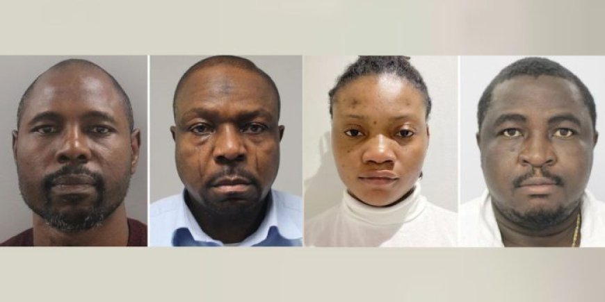 Four Nigerians jailed in UK for forging over 2,000 marriage documents