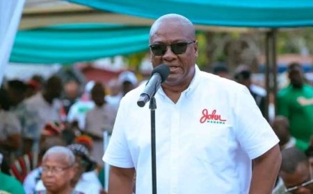 I plead with you, don't vote 'skirt and blouse' - Mahama tells supporters