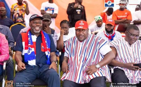 Campaign trail : Napo makes a stop at Asunafo South