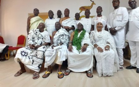 GOC President Ben Nunoo Mensah enstooled as Ga Nɔyaa Mantsɛ