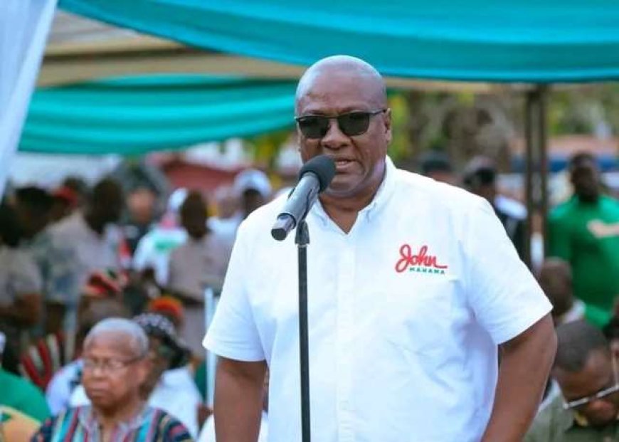 I plead with you, don't vote 'skirt and blouse' - Mahama tells supporters