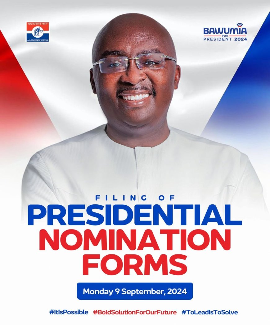 Bawumia to file Presidential Nomination papers on Sept 9