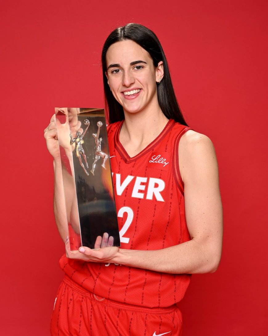 Caitlin Clark wins WNBA Rookie of the Year after historic debut with Fever