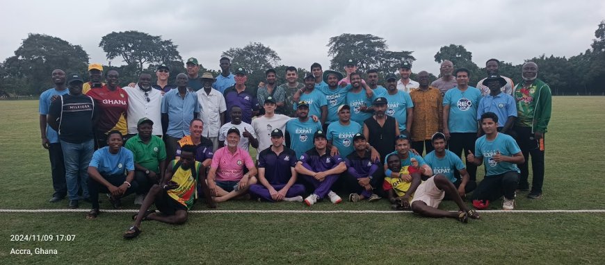 Ghana Cricket Association welcomes Strongroom CC for historic friendly matches