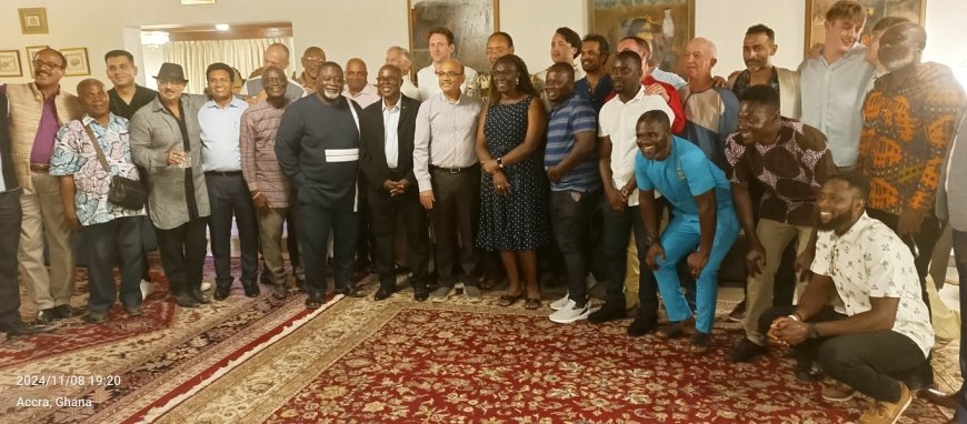 Ghana-India Cricket friendship forged as Indian High Commissioner hosts Strongroom Cricket Club